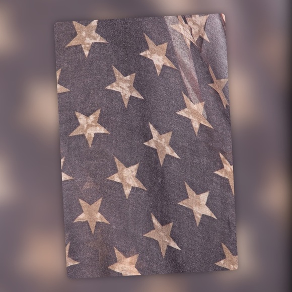 4th of July Stars & Stripes Sleeveless Flag Pancho Coverup - Picture 9 of 11